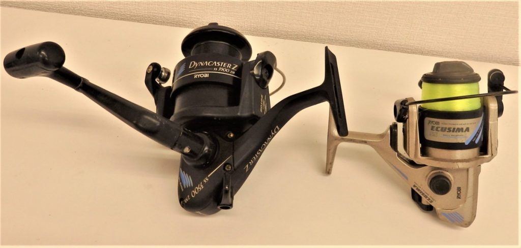 RYONI リョービ スピニングリール 2点セット【DYNACASTER Z SS3500ZM ECUSIMA SS1000】部品抜き