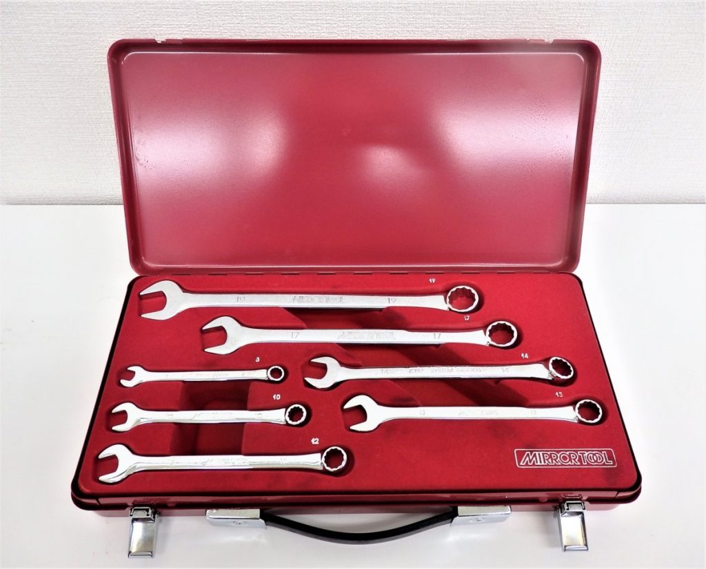 KTC ケーティーシー 京都機械工具 コンビネーションレンチセット 7本組セット ミラーツール MIRROR TOOL