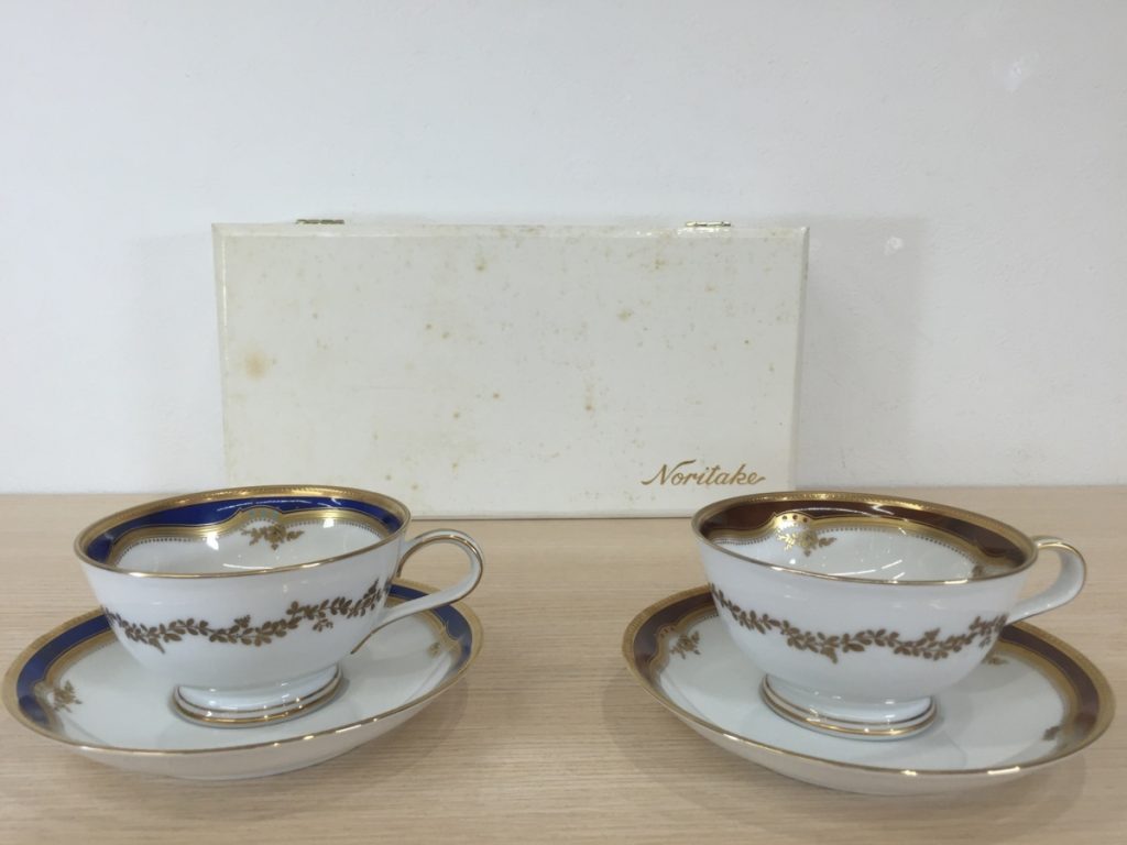 Noritake ACCLAIM アクレイム 1509 ノリタケ ペア カップ ＆ソーサー 2客セット