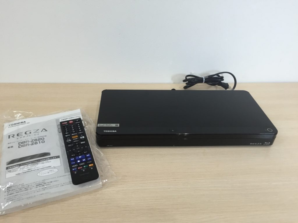 通電・動作確認済み TOSHIBA 東芝 REGZA HDD &ブルーレイディスクレコーダー DBR-Z620 2016年製 リモコン付
