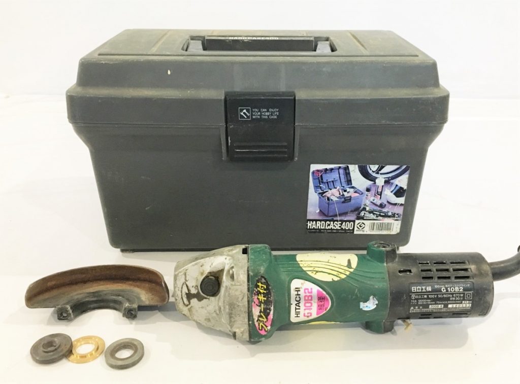 HITACHI 日立工機 100mm 電気ディスクグラインダ G10B2 　通電確認済み