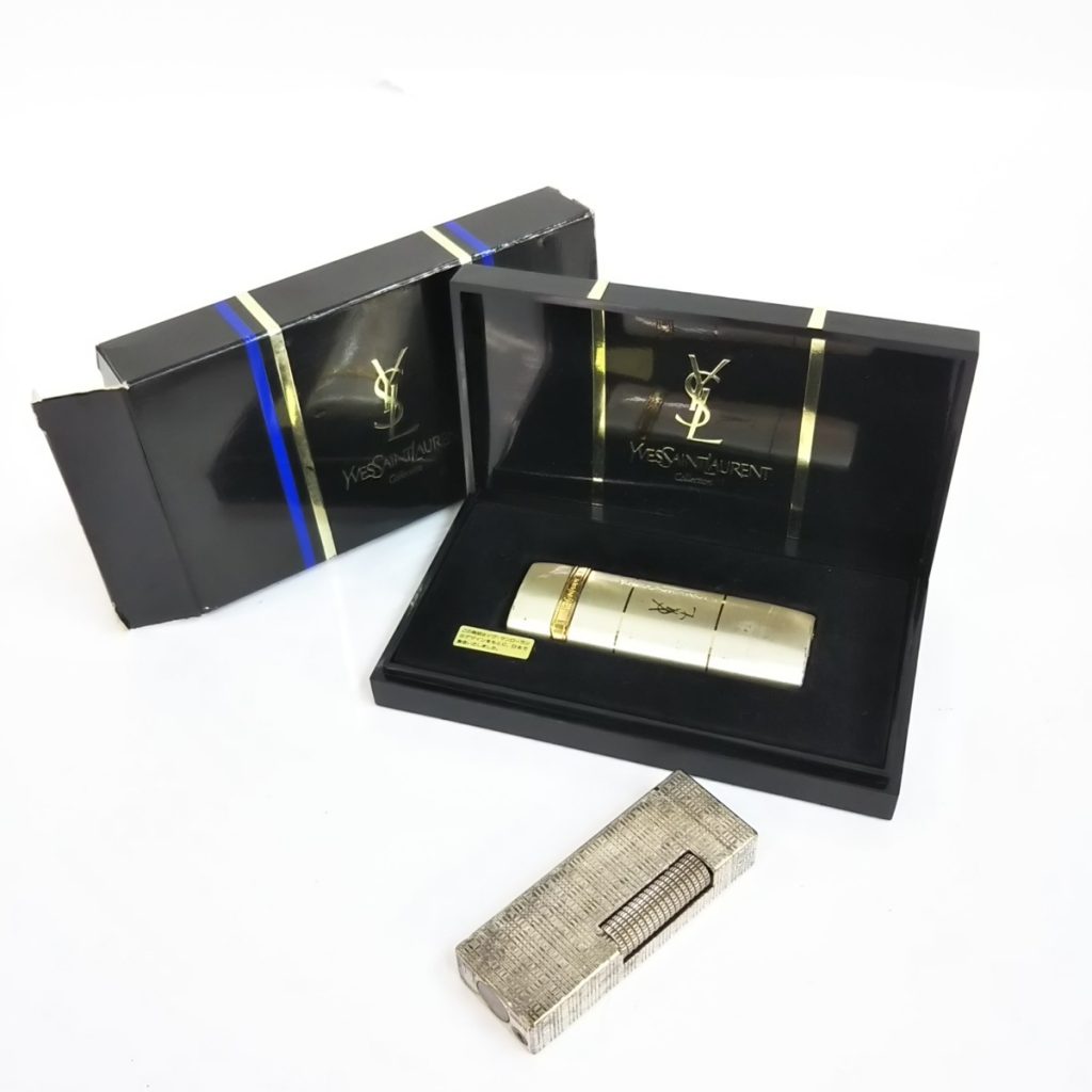 ダンヒル/YSL ライター2点まとめて dunhill/イヴサンローラン 喫煙 現状品