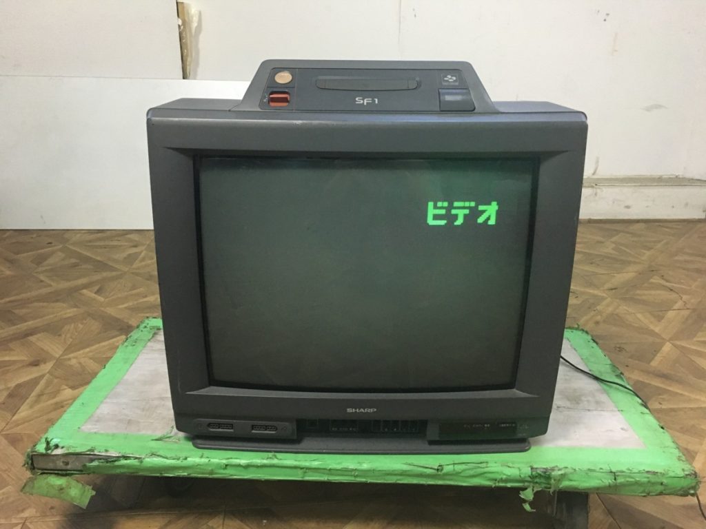 SHARP スーパーファミコン内蔵テレビ 21G-SF1 21型ブラウン管 シャープ スーファミ 通電確認のみ 現状品