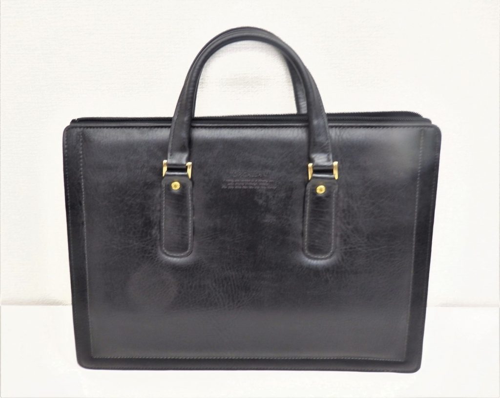 MARUEM マルエム ビジネスバッグ TOP-GALLANT メンズ 日本製革 皮 ブラック 鞄 鍵2本付き