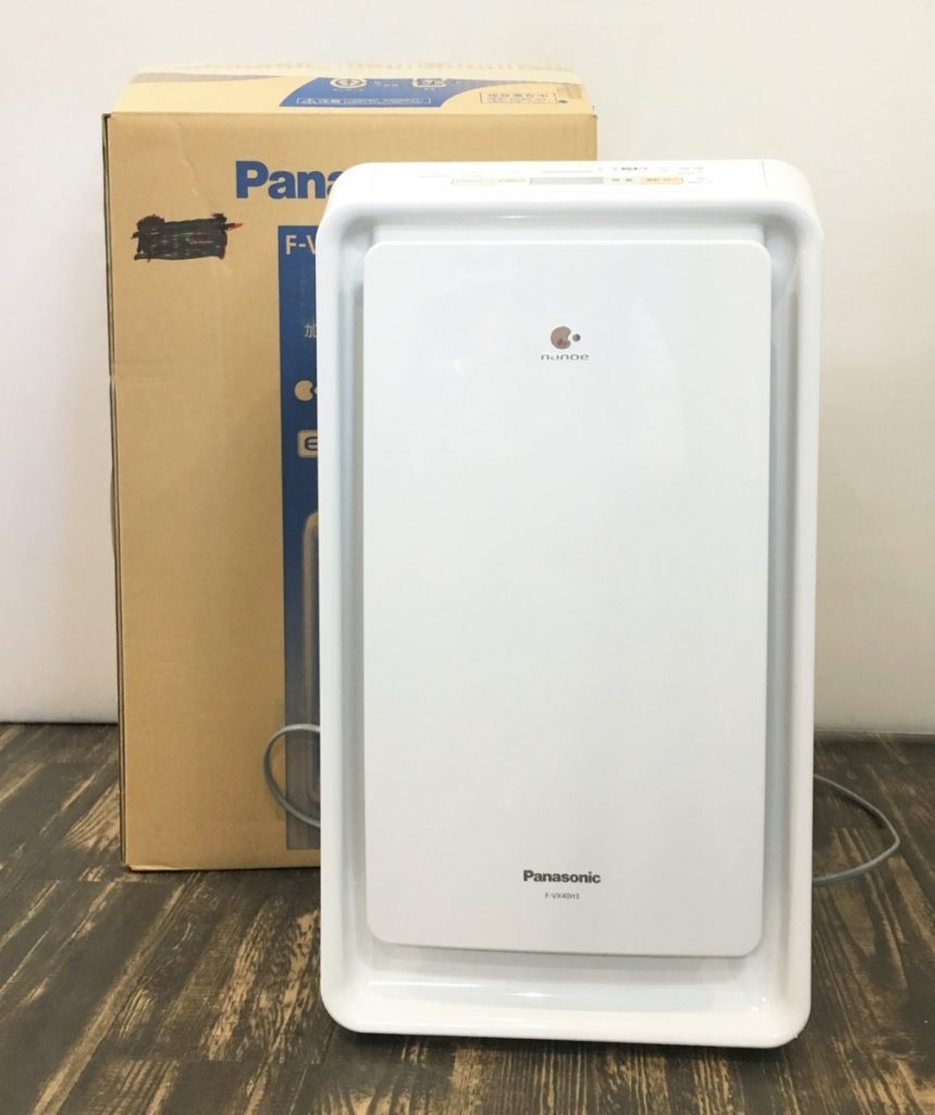Panasonic パナソニック ナノイー 加湿空気清浄機 2019年製 F-VX40H3　動作確認済み