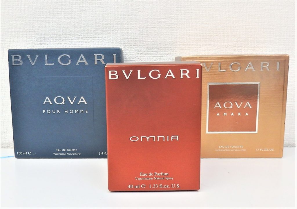 BVLGARI 香水３点セット アクアプールオム・アクアアマーラオードトワレ・オムニアオードパルファム