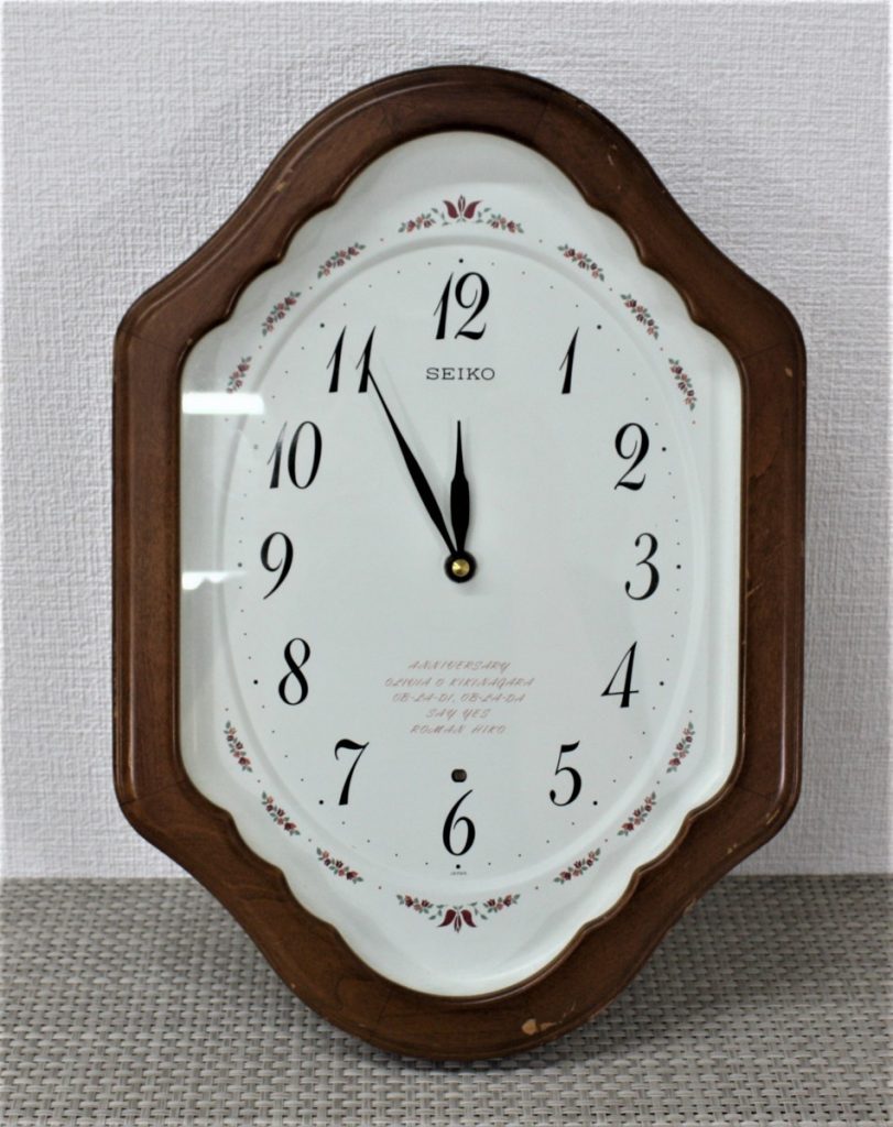 掛け時計　SEIKO AM203B ５メロディ 木製フレーム 動作確認済