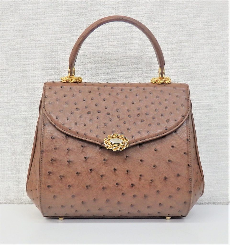 OLOP オロップ オーストリッチ ハンドバック