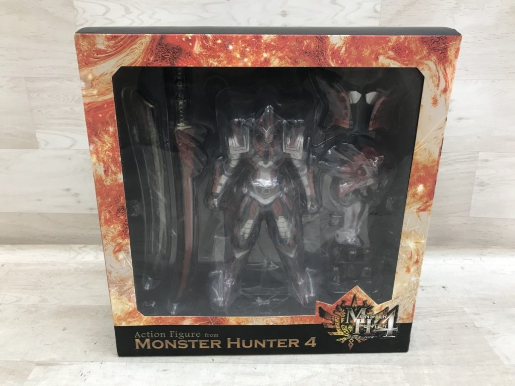 MONSTER HUNTER 4 モンスターハンター フル可動アクションフィギュア レウス装備ハンター 剣士 千値練