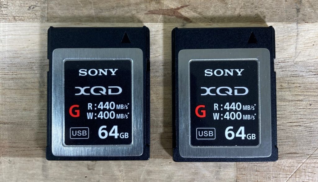 XQDメモリーカード SONY ソニー 64GB 2枚組