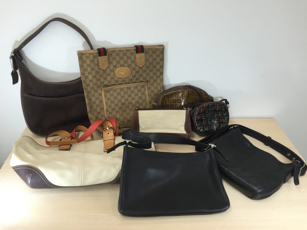 ブランドバッグ ジャンク品 8点セット オールドグッチ フェンディー コーチ