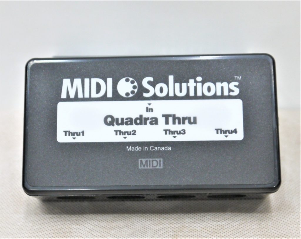 MIDI Solutions ソリューション Quadra Thru 電源不要 4アウトプット
