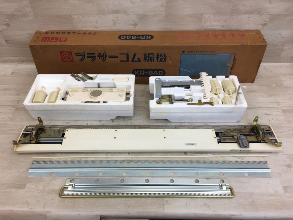 ラザー ゴム編み機 KR-840 brother 編機 元箱付き 動作未確認 現状品