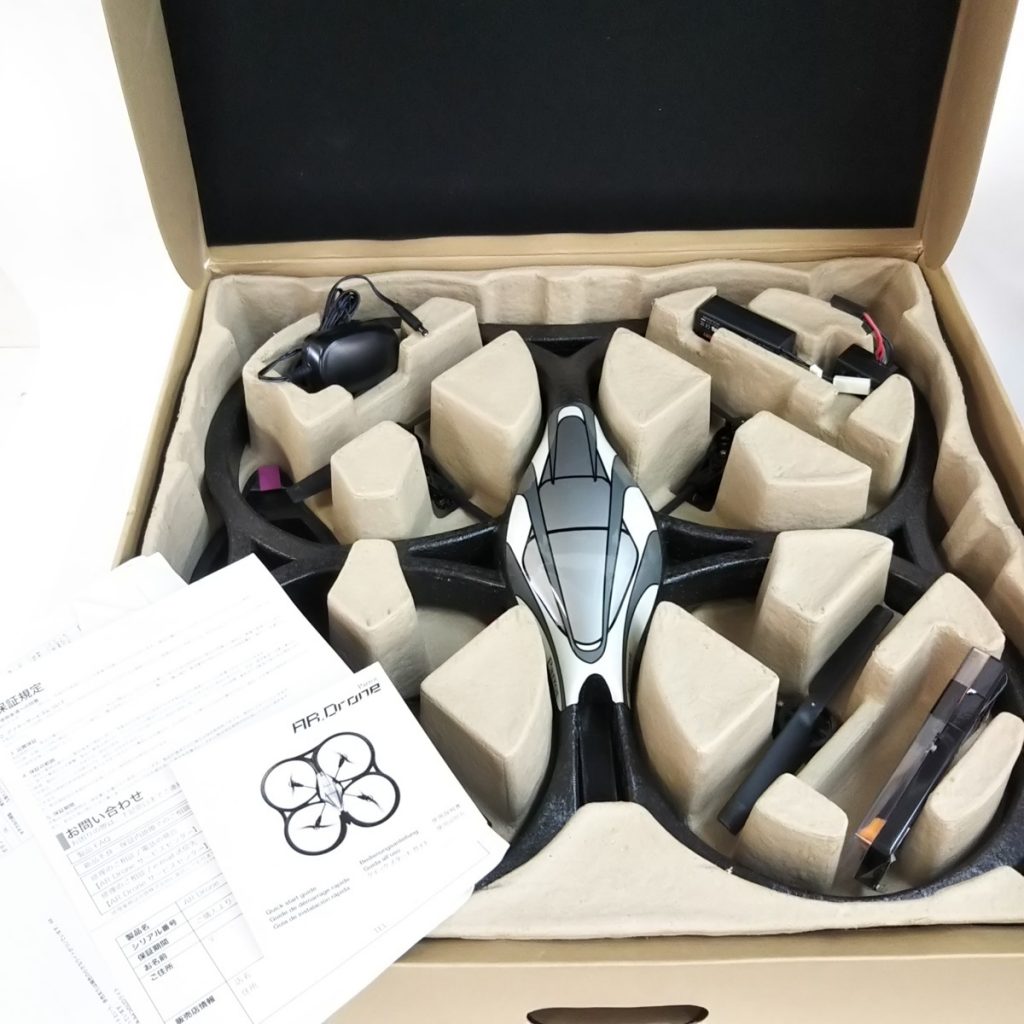 ジャンク PARROT AR.Drone ドローン 動作未確認 現状品