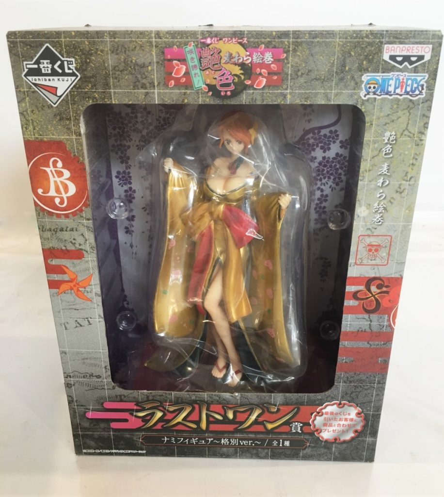 一番くじ ワンピース 咲き誇れ！ 艶色 麦わら絵巻 ラストワン賞 ナミ フィギュア 別格ver