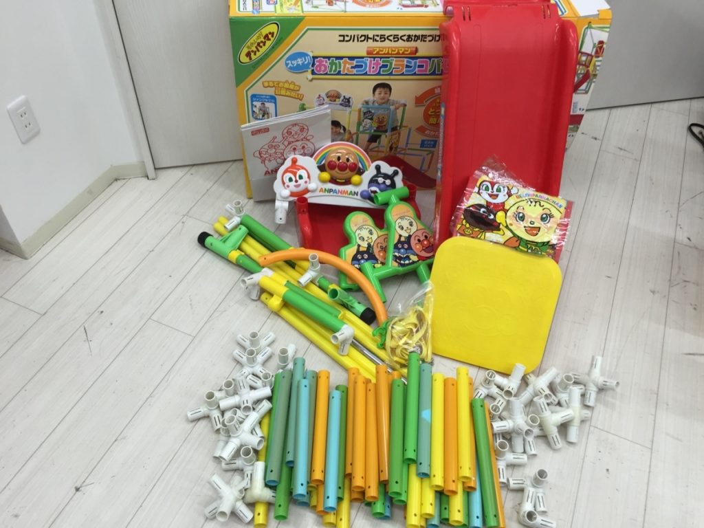 アンパンマン おかたづけブランコパーク すべり台 ジャングルジム