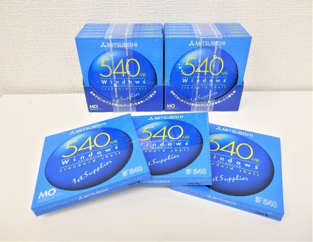 三菱・MITSUBISHI・MOディスク 540MB まとめ 13枚セット 大量 複数 音楽 録音 再生 未開封・帯・箱付き有