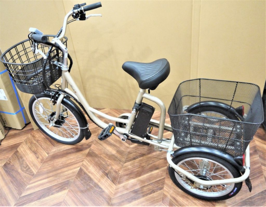 アシらく・ドゥー 三輪電動アシスト自転車 BEPN20-CG 現状品