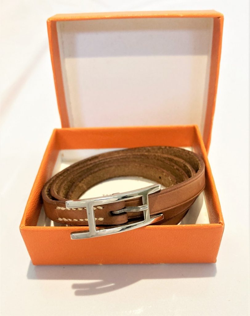 HERMES エルメス 　バングル　ブラウン
