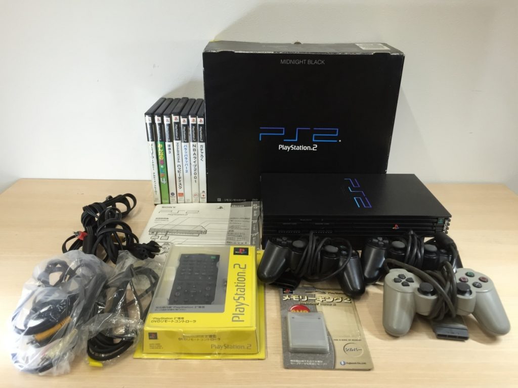 ソニー PS2 本体 プレイステーション2 SCPH-50000 ソフト7本セット
