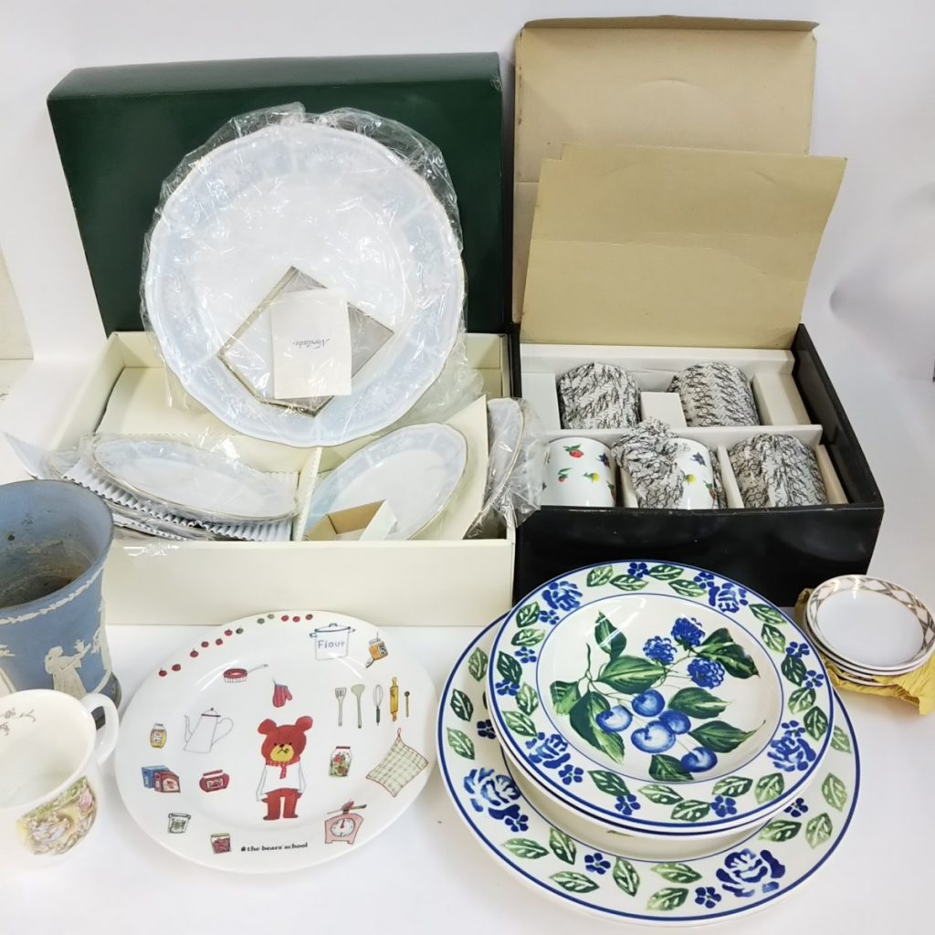 大量 未使用含む 食器いろいろまとめて Noritake/PAGNOSSIN/YSL/WEDGWOOD スープ皿/プレート 洋食器 和食器 現状品