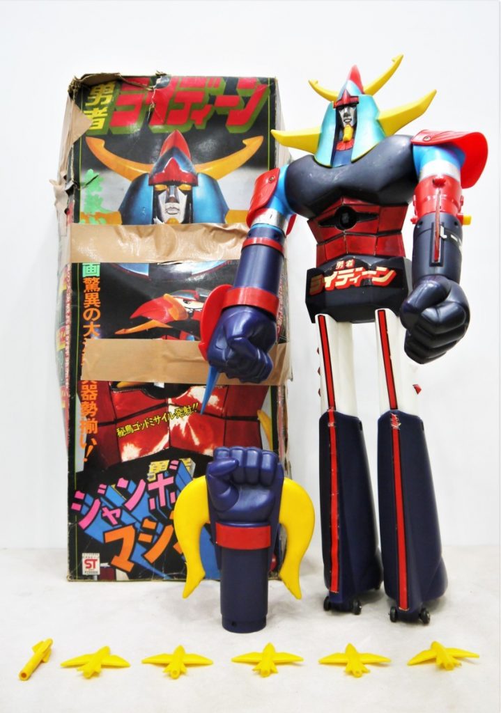 ジャンボマシンダー 勇者ライディーン ZZ-1アイアンカッター付き / 超合金 ポピニカ ポピー 当時物 ビンテージ　昭和レトロ