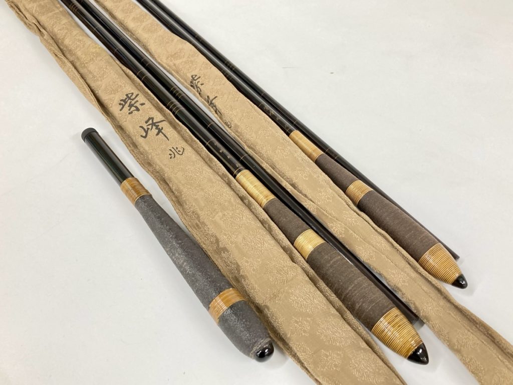 ジャンク ヘラ竿 紫峰 兆 20尺 15尺 二本セット 釣り具