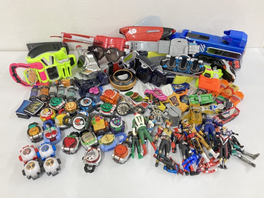 ジャンク 仮面ライダー 変身ベルト まとめ エグゼイド/ドライブ/鎧武/オーズ 他 フィギア