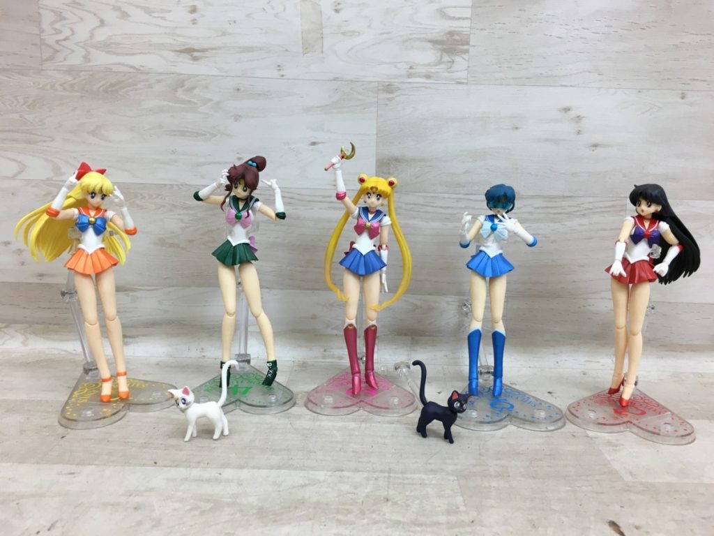 美少女戦士セーラームーン S.H.フィギュアーツ 5人セット セーラームーン マーズ マーキュリー ヴィーナス ジュピター