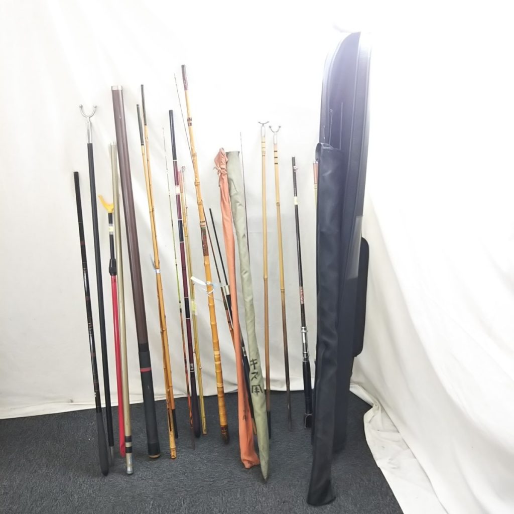 大量 ジャンク 釣り竿/関連品いろいろまとめて フィッシング 現状品
