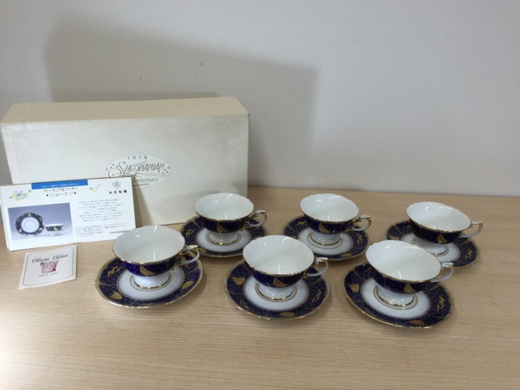OKURA 大倉陶園 ティーカップ ソーサー 6客セット