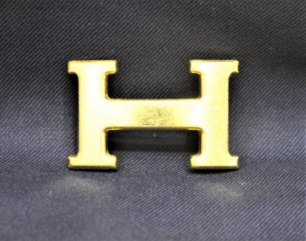 HERMES エルメス ゴールドＨバックル ベルトバックル