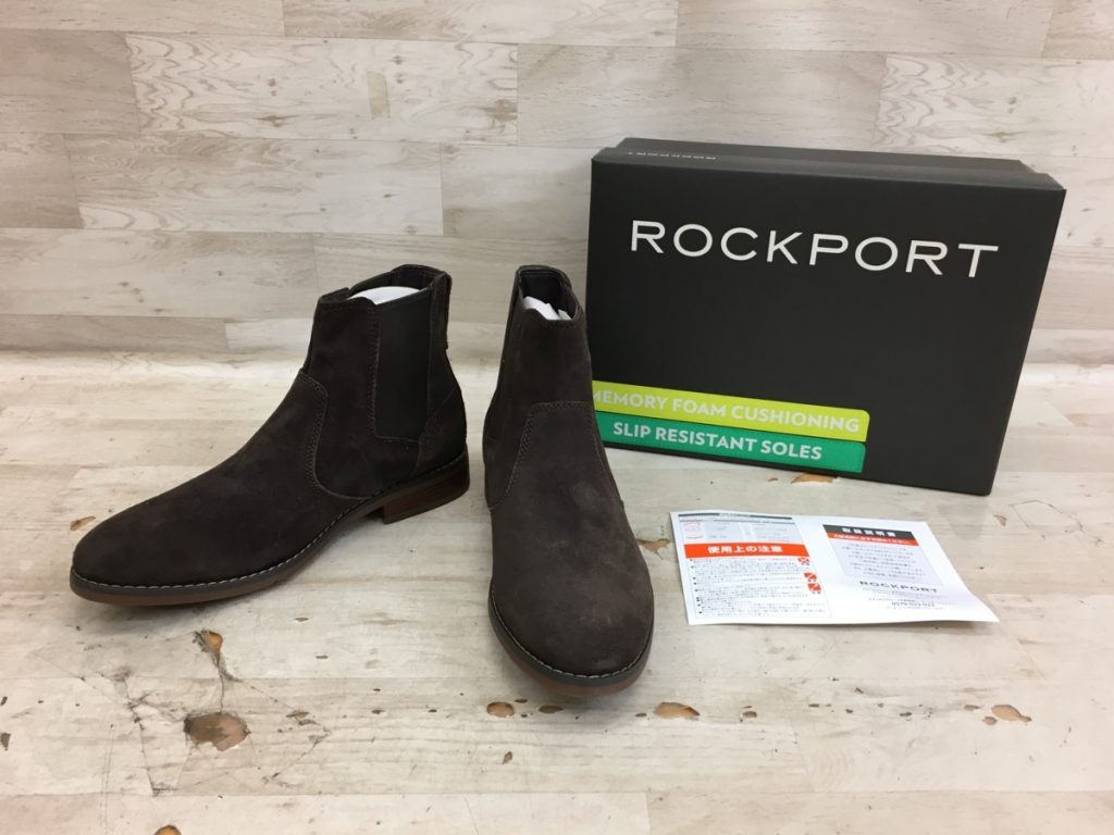 ROCKPORT COLDEN CHELSEA CH6409 25cm US7 ダークビターチョコレート サイドゴア ロックポート コールデン チェルシー