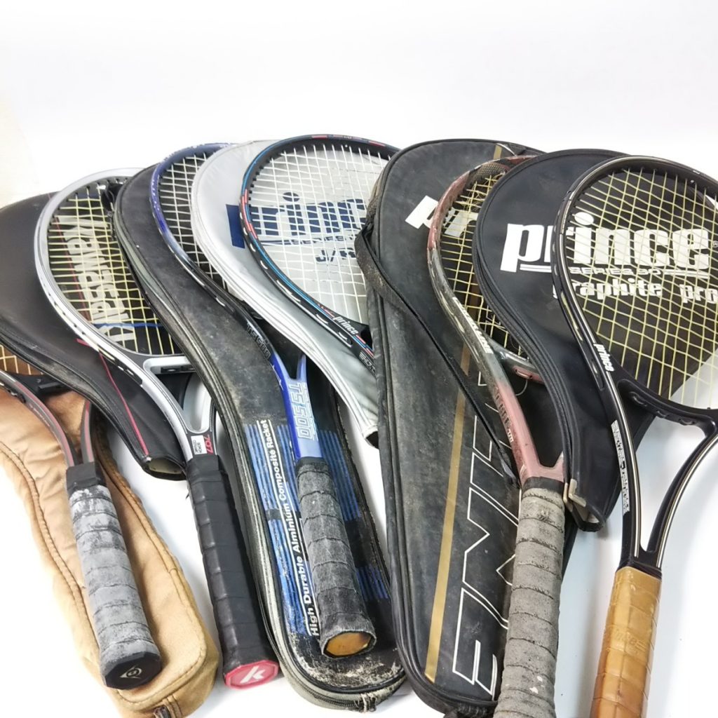 ジャンク テニスラケットいろいろまとめて Kawasaki/prince/YONEXなど 現状品