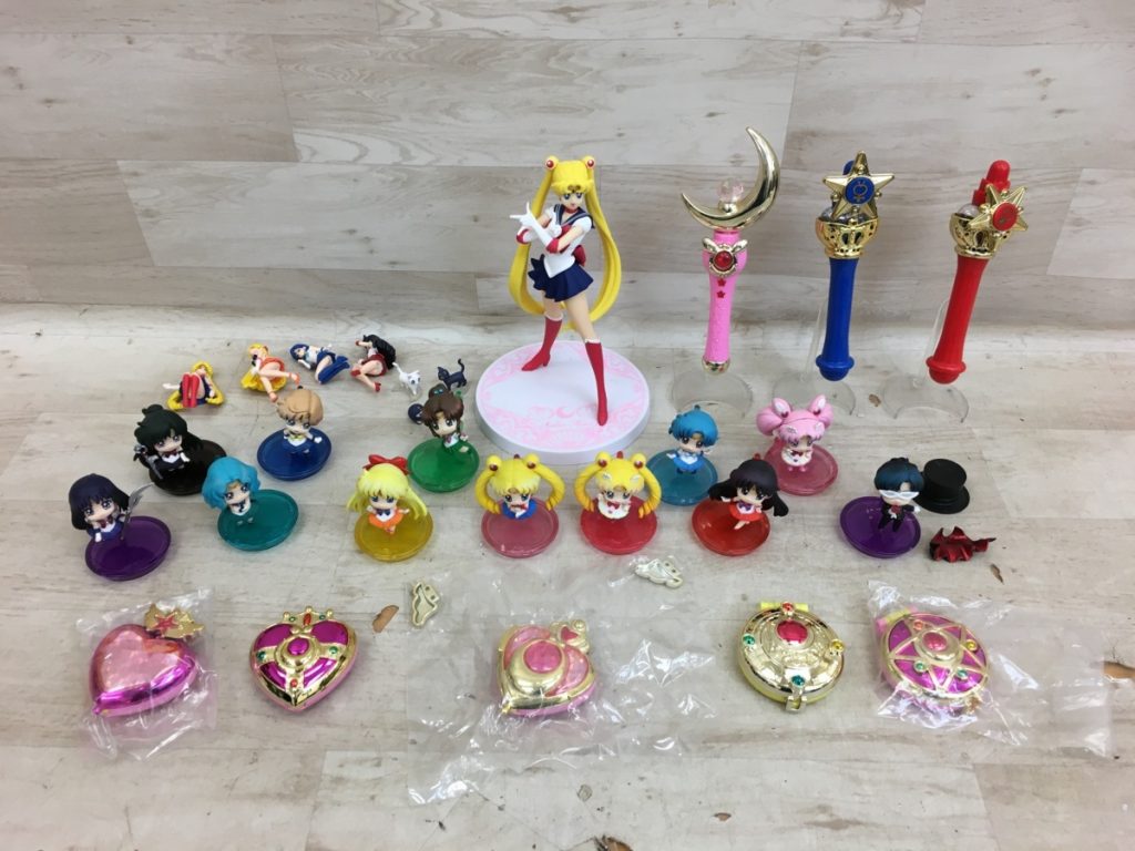 美少女戦士セーラームーン フィギュア ぷちっとおしおきよ！ 変身コンパクトミラー スティック 飾り物