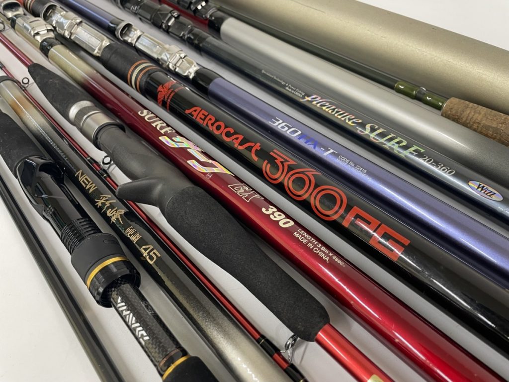 ジャンク 釣竿 まとめ シマノ SIMANO ホリデーライトキャスト 360HX-T ダイワ DAIWA ラテオ 96M フライロット