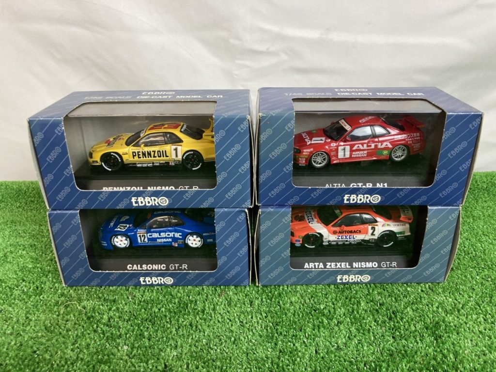 未開封品 EBBRO エブロ 1/43　4点まとめ　GT-R N1　PENNZOIL NISMO　ARTA ZEXEL NISMO　CALSONIC