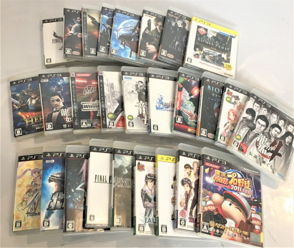 PS3ソフトまとめ　27枚　龍が如く/ファイナルファンタジー/バイオハザード　その他