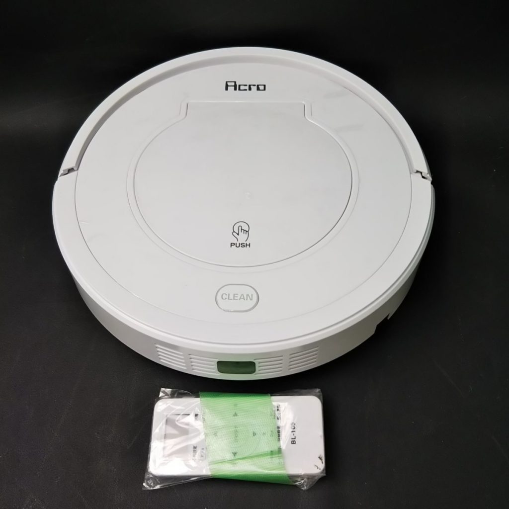 未使用 動作未確認 訳アリ お掃除ロボット Acro アクロ BL-100 コスモライフ 充電器なし ロボット掃除機 クリーナー 現状品