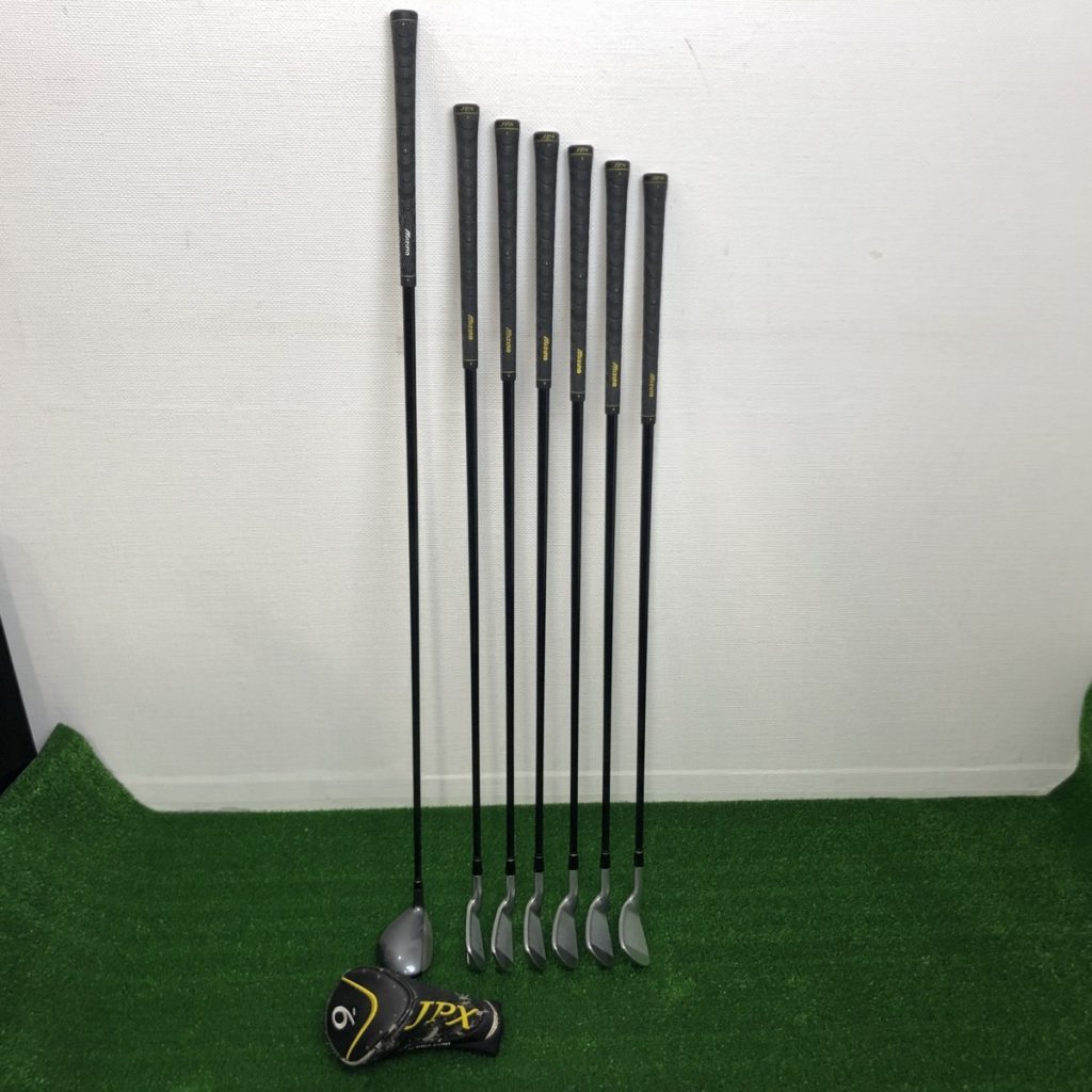 MIZUNO JPX50 9 24° ドライバー & JPX60 E310 #5～#9,#PW アイアン ミズノ ゴルフクラブ７本セット フレックス SR カーボン