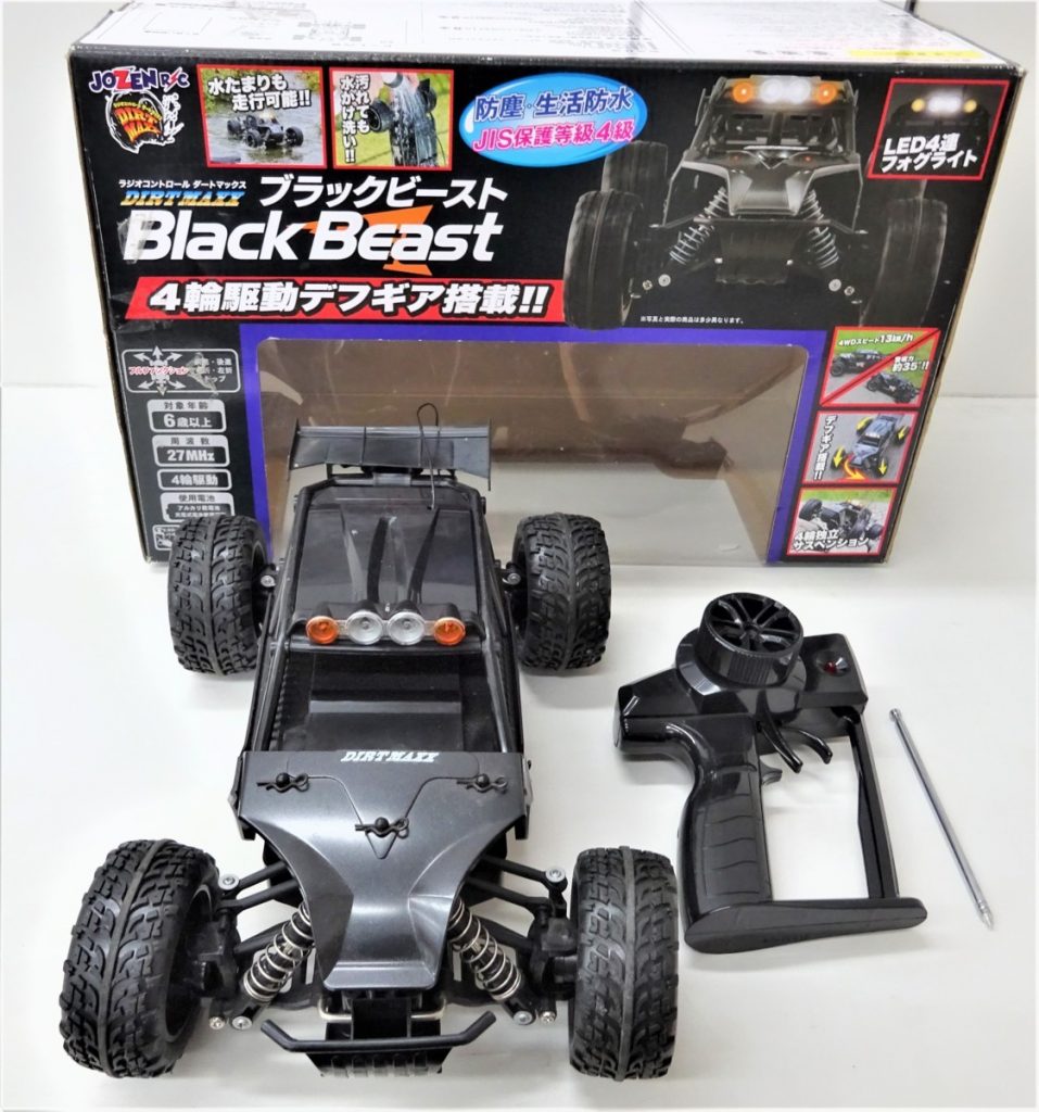 ジョーゼン ダートマックス 1/12スケール ラジコンバギー ブラックビースト JRVB011-BK　防水ラジコン
