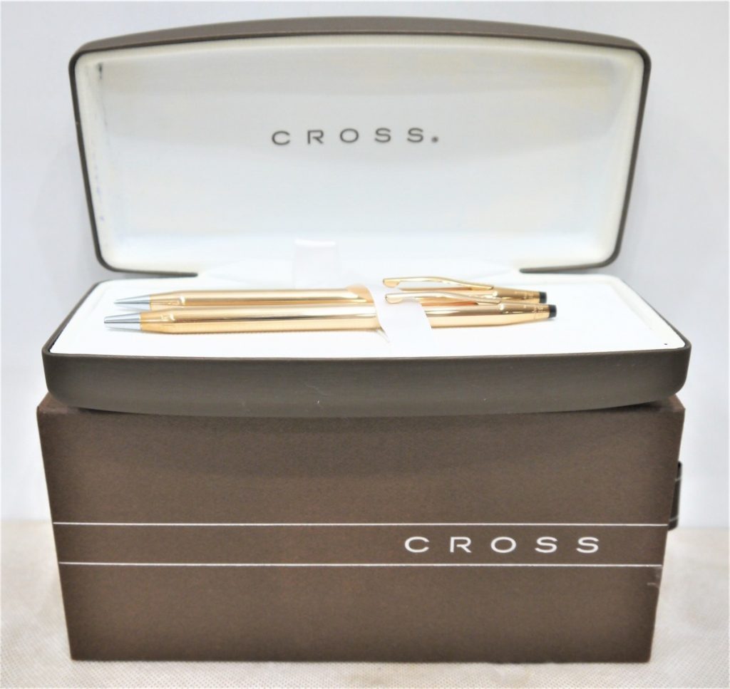 CROSS クロス ボールペン＆シャープペンシルセット ゴールド