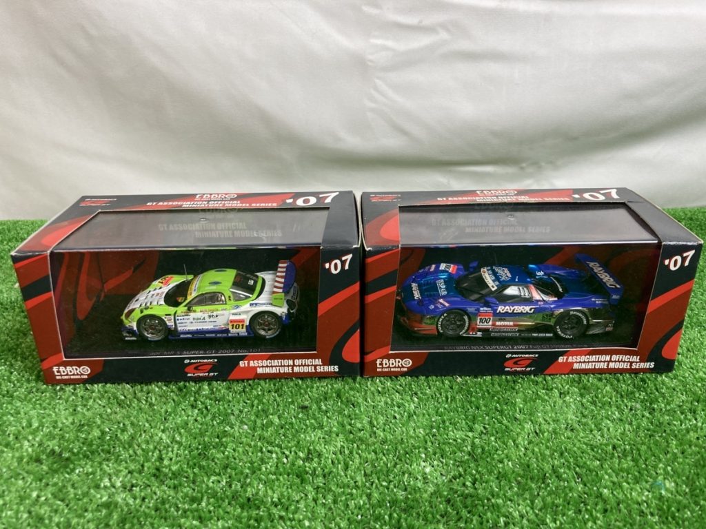 未開封品　EBBRO　エブロ　1/43　2点セット　SUPER GT300 apr MR-3　RAYBRIG NSX Fuji 300km