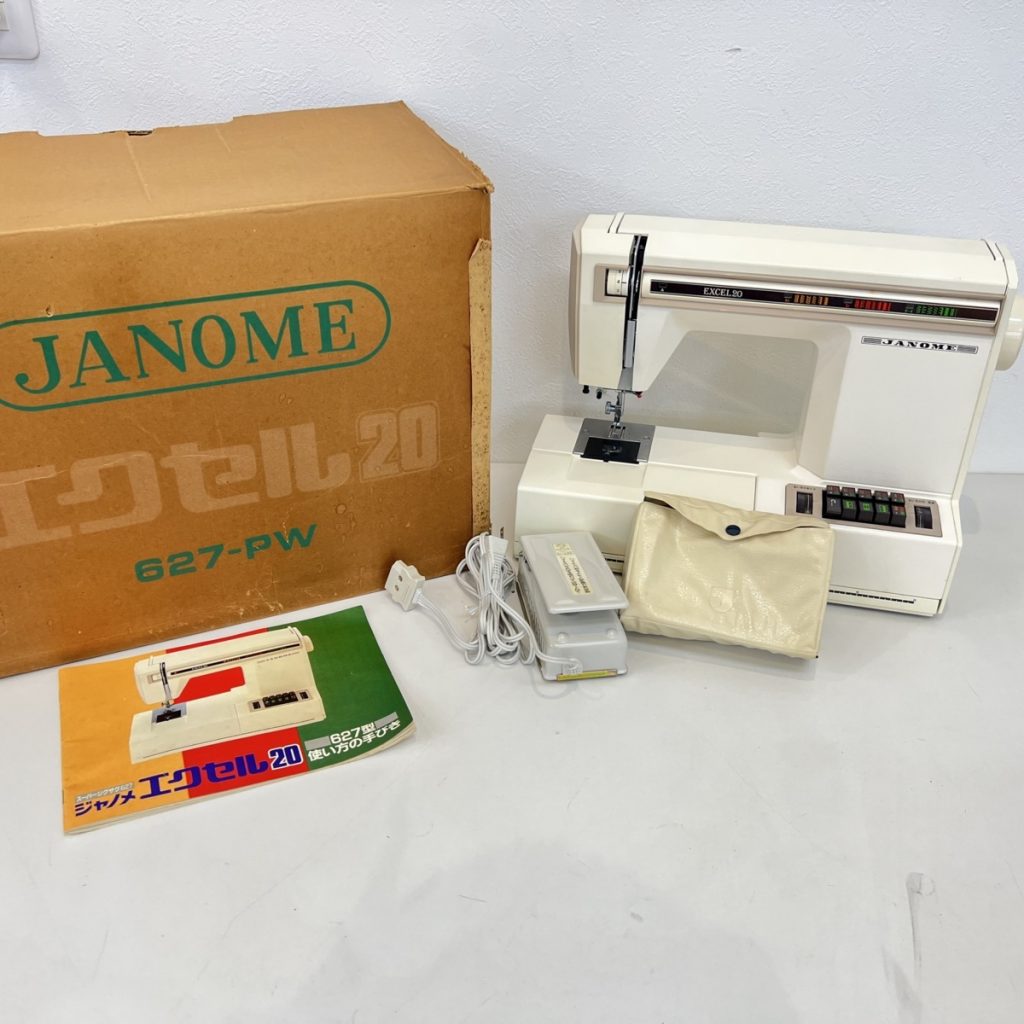 JANOME ジャノメ エクセル20 627‐PW 通電確認済み