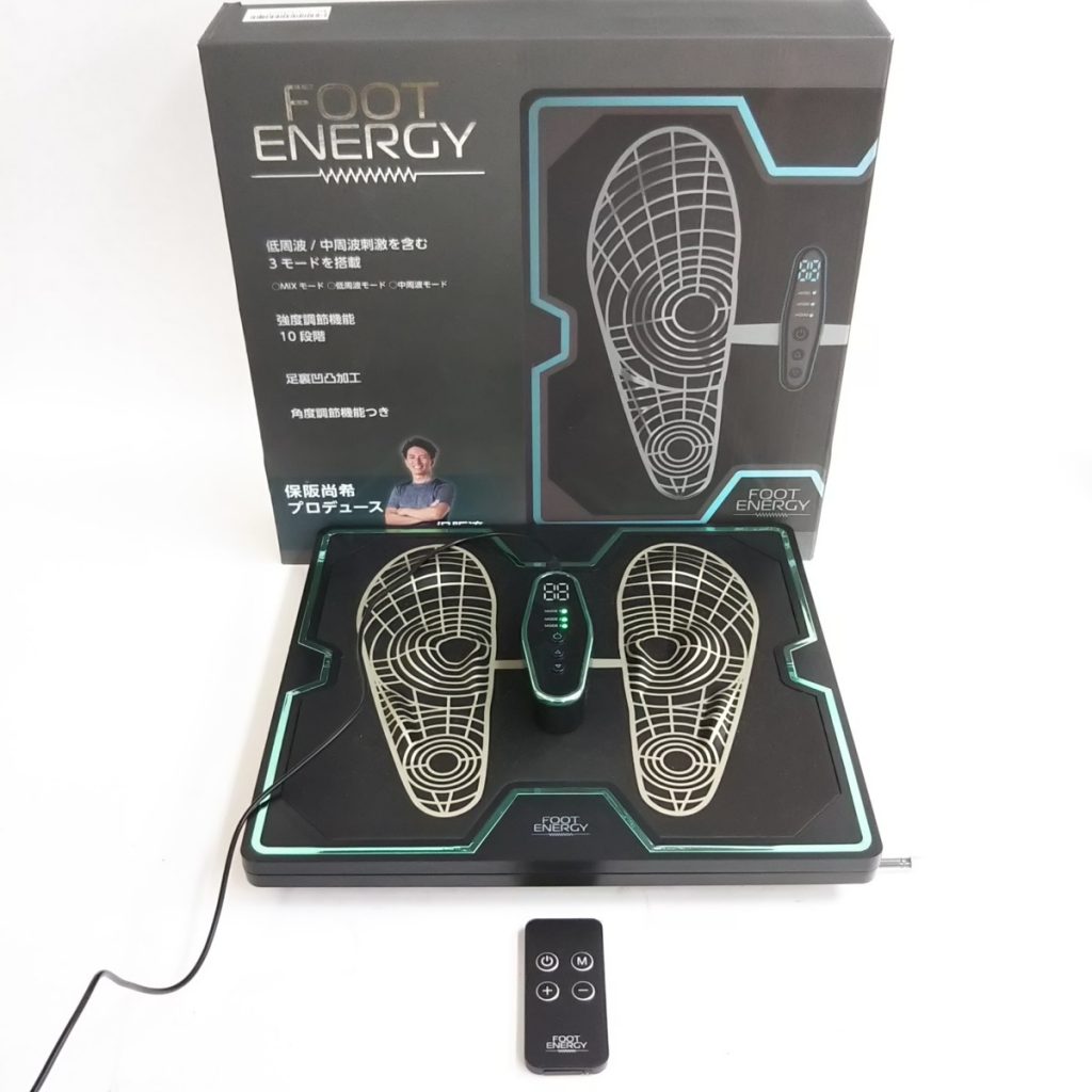 通電OK!! FOOT ENERGY DSY-FCE-01 足裏EMS 足裏トレーニング 保阪尚希プロデュース 現状品