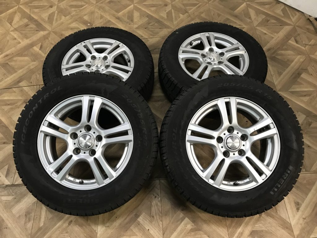 PIRELLI 205/65R15 ICE CONTROL スタッドレス JOKER ホイール 4本セット