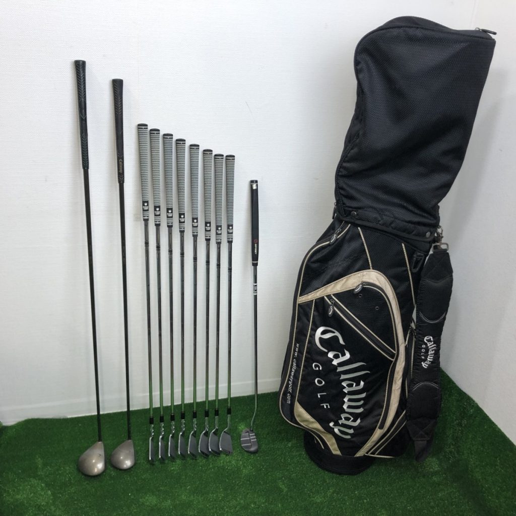 Callaway ドライバー 11°,４ & MIZUNO Pro MS-5 #3～#9,#P & ODYSSEY XDF 1100 ゴルフセット キャロウェイキャディーバッグ付