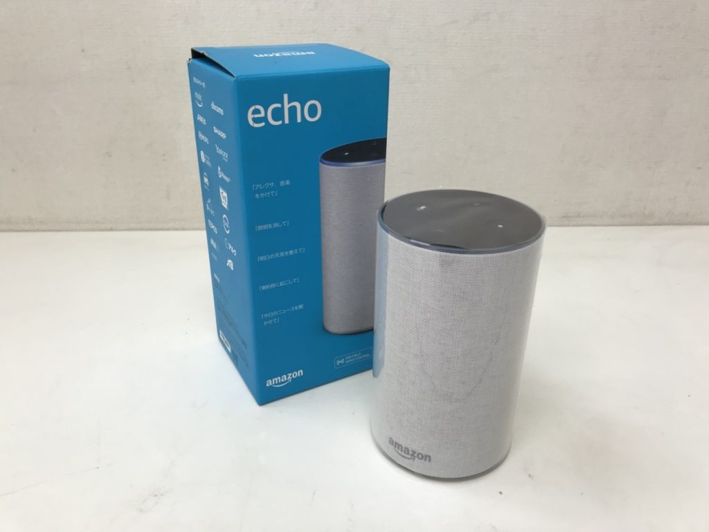 Amazon Echo スマートスピーカー グレー アマゾン エコー アレクサ