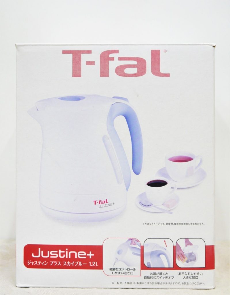 T-fal ティファール 電気ケトル Justine+ ジャスティンプラス スカイブルー 1.2L KO340176