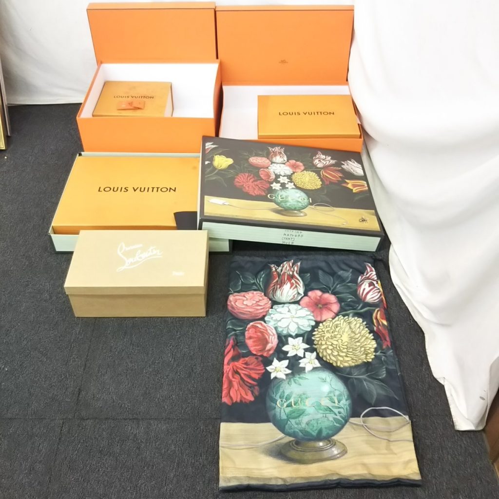 ブランド空き箱いろいろ まとめて ボックス 箱のみ 中身なし HERMES/VUITTON/GUCCIなど 現状品